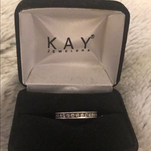 Diamond wedding band